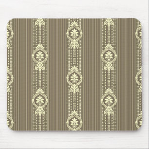 Flower with laurel wreath in sepia mouse mat