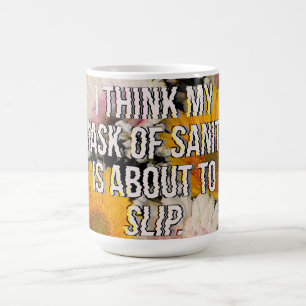 Flower with quote coffee mug