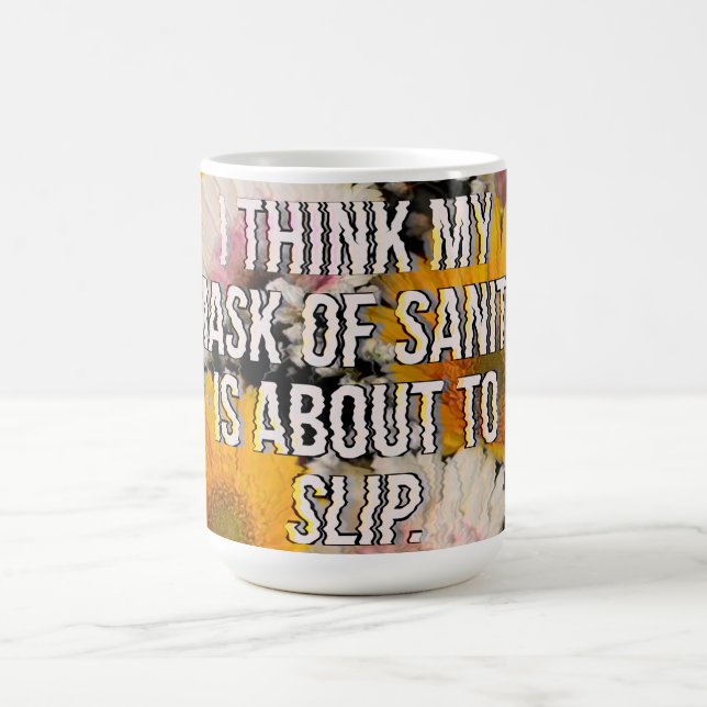 Flower with quote  coffee mug (Center)