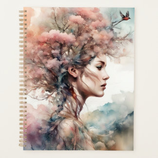 Flower Woman art    Planner