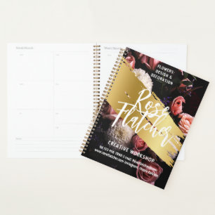 Flower Workshop Black Gold Planner