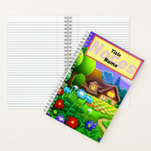 Flower World Spiral Notebook