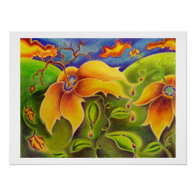 Flower Worlds poster (Front)