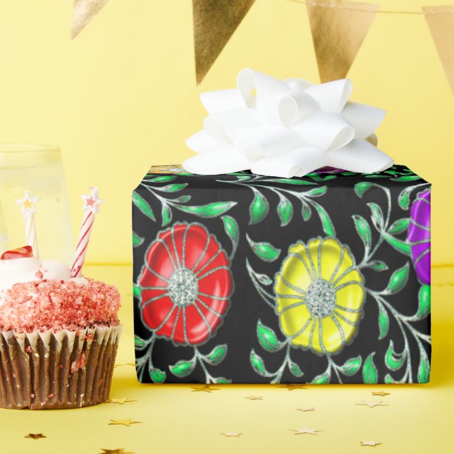 Flower Wrapping Paper (Birthday Party)
