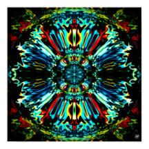 Flower X v2.1 - colourful patterns pareidolia