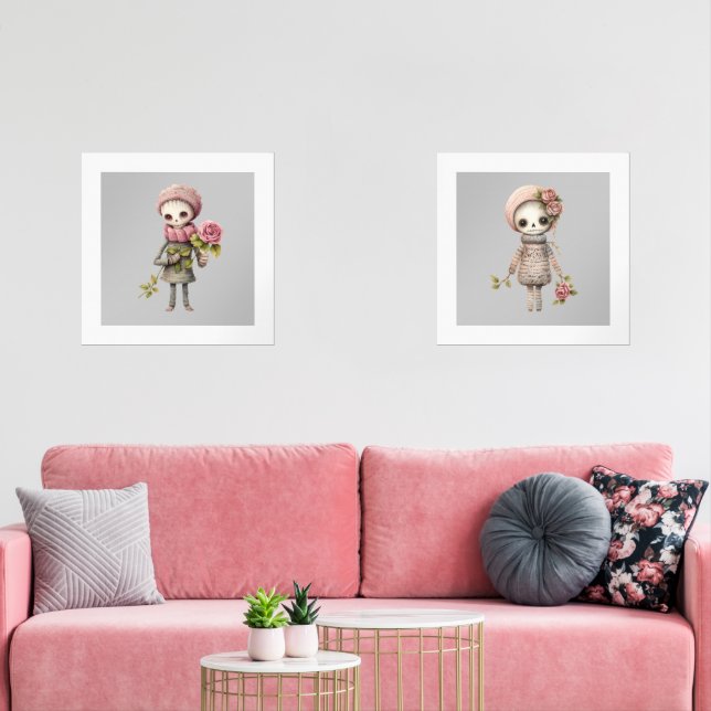 Flower Zombies | Quirky Dolls (Livingroom)