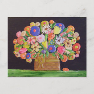 Flowerbasket Postcard