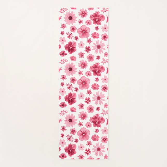 flowerbed yoga mat (Front)