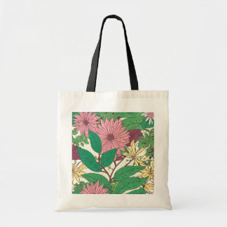 flowered cloth bag