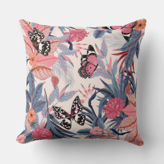 flowered cushion