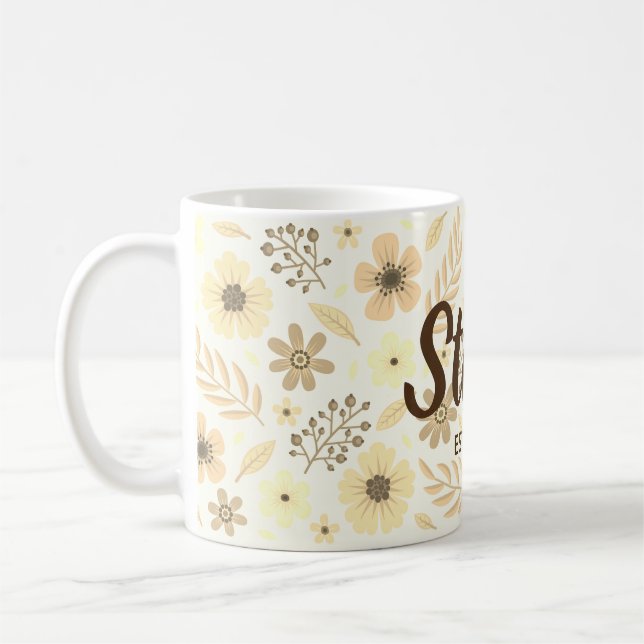 Flowered Mug (Left)
