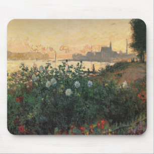 Flowered Riverbank, Argenteuil - Claude Monet - c1 Mouse Mat