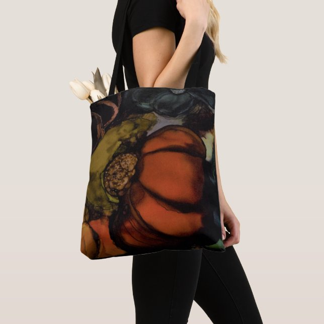 flowered tote bag (Close Up)
