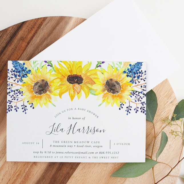 Flowerfields Baby Shower Invitation (Creator Uploaded)