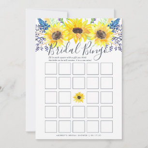 Flowerfields Double-Sided Bridal Shower Game