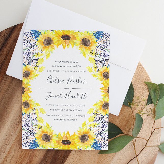 Flowerfields Wedding Invitation (Creator Uploaded)