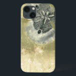 Flowerhead Abstract with Glazed Texture iPhone 13 Case<br><div class="desc">A glazed jade green celadon tone surrounds this abstract flowerhead piece created by Jennifer Goldberger. You can almost feel the texture under your fingers. A beautiful piece that would look great on your wall or as a print on a t-shirt!</div>