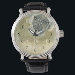 Flowerhead Abstract with Glazed Texture Watch<br><div class="desc">A glazed jade green celadon tone surrounds this abstract flowerhead piece created by Jennifer Goldberger. You can almost feel the texture under your fingers. A beautiful piece that would look great on your wall or as a print on a t-shirt!</div>