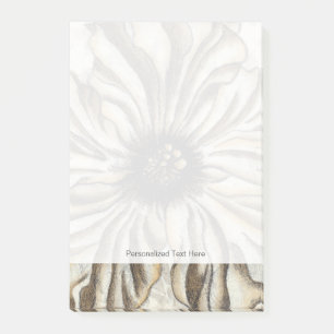 Flowerhead Fresco on Tan Background Post-it Notes