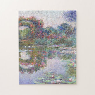 Flowering Arches Giverny Monet Fine Art Jigsaw Puzzle