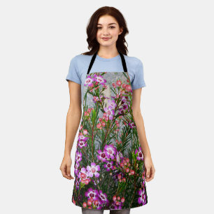 Flowering Aussie Native Tea Tree, Full Print Apron