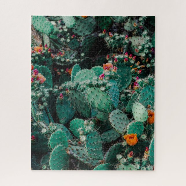 Flowering Cactus Plants Jigsaw Puzzle (Vertical)
