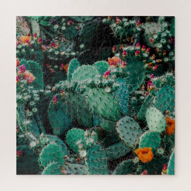 Flowering Cactus Plants Jigsaw Puzzle (Vertical)