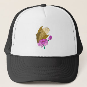 Flowering Carp Trucker Hat