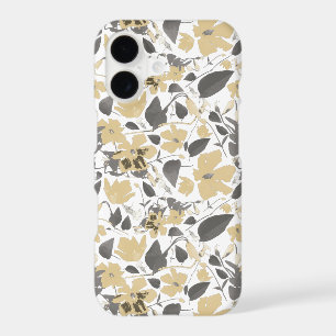 Flowering Clematis Vine Floral Watercolor Pattern