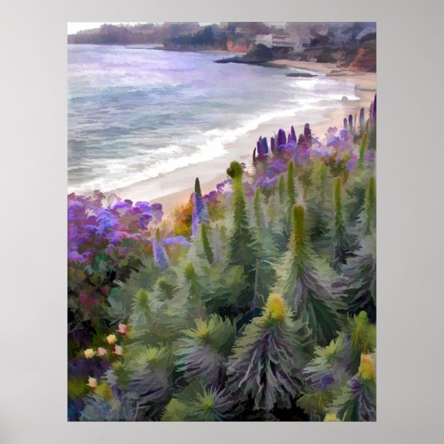 Flowering Coastline Poster (Front)