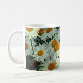 flowering daisy coffee mug