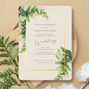 Flowering Ferns Wedding Arch