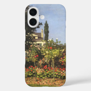 Flowering Garden at Sainte Adresse by Claude Monet iPhone 16 Case