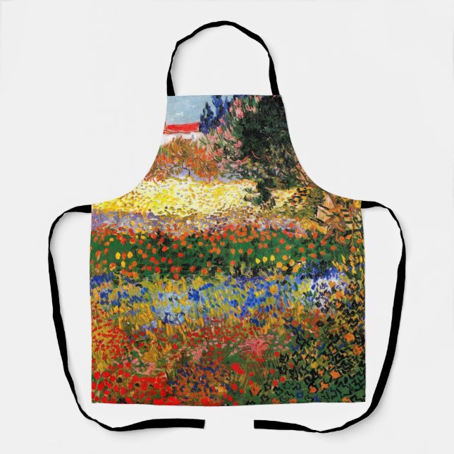 Flowering Garden by Van Gogh,   Apron (Front)