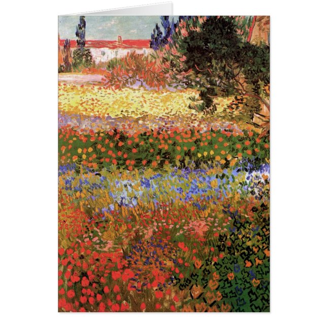 Flowering Garden by Vincent van Gogh (Front)