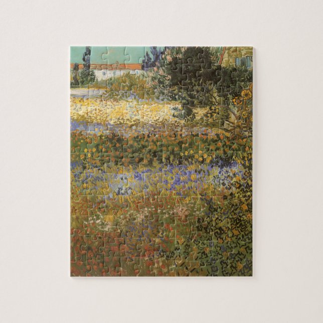 Flowering Garden by Vincent van Gogh Jigsaw Puzzle (Vertical)