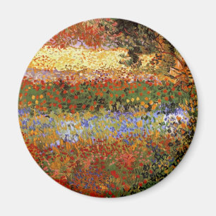 Flowering Garden (F430) Van Gogh Fine Art Magnet