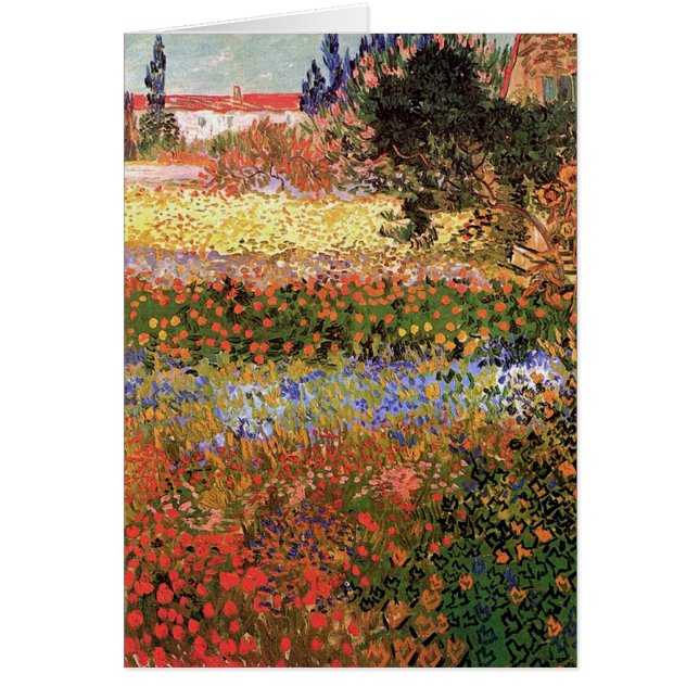 Flowering Garden,Vincent van Gogh. (Front)