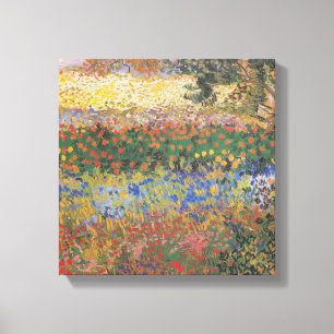 Flowering Garden - Vincent van Gogh Canvas Print
