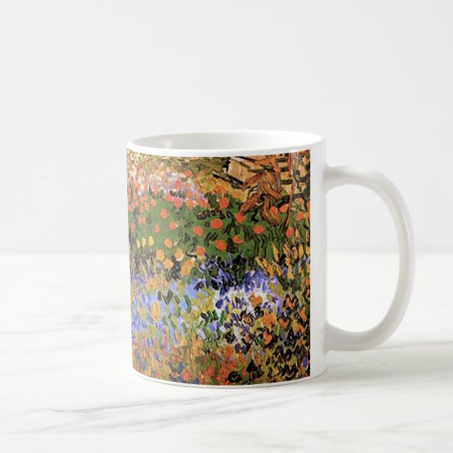 Flowering Garden,Vincent van Gogh. Coffee Mug (Right)