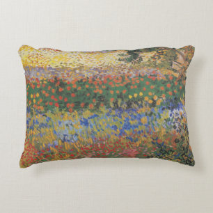 Flowering Garden - Vincent van Gogh Decorative Cushion