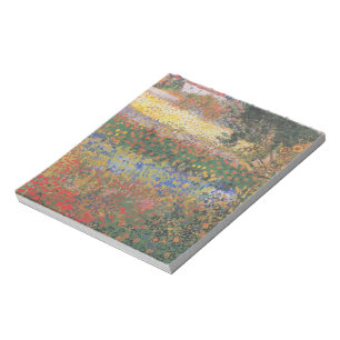 Flowering Garden - Vincent van Gogh Notepad