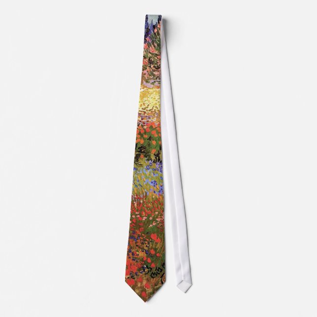 Flowering Garden,Vincent van Gogh. Tie (Front)