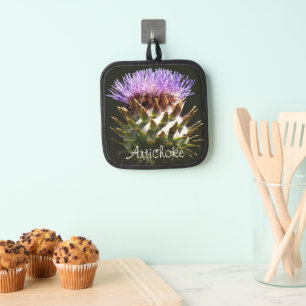Flowering Globe Artichoke Botanical Pot Holder