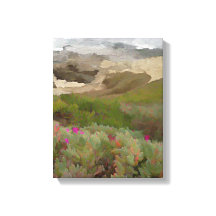 Flowering Iceplants by the Ocean