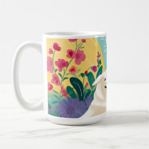 Flowering Love for Self, Woman & Rescue Dog Mugs