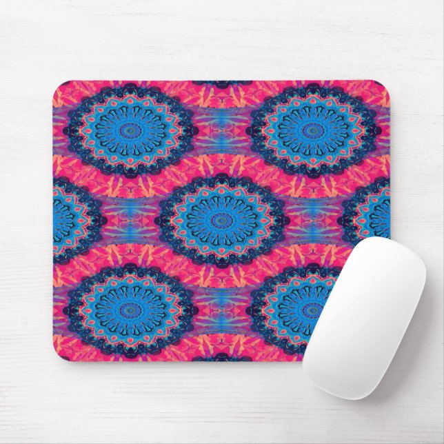 Flowering Mandalas..... Mouse Mat (With Mouse)