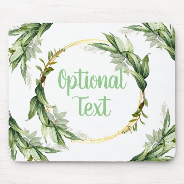 Flowering Olive Tree Branches  Mouse Mat (Front)