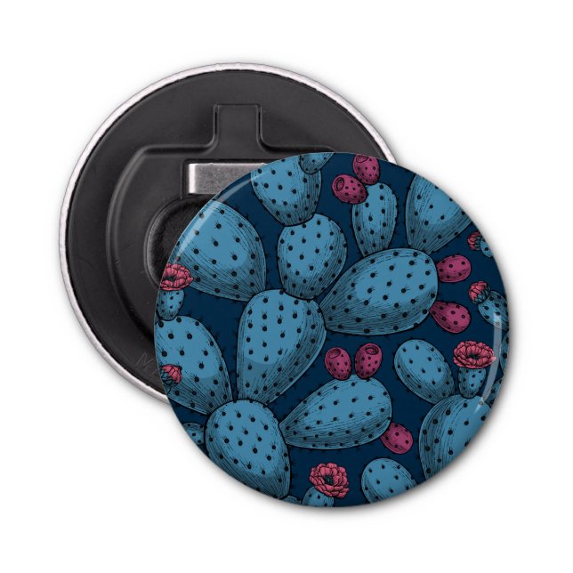 Flowering opuntia bottle opener (Front)