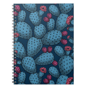 Flowering opuntia notebook